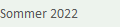 Sommer 2022