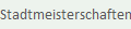 Stadtmeisterschaften Doppel